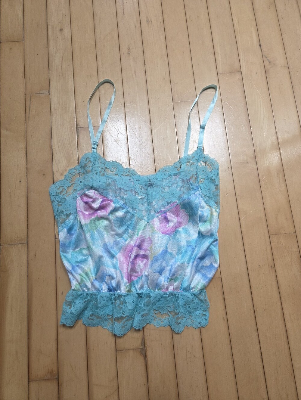 Ashley Taylor Turquoise Sleep Top